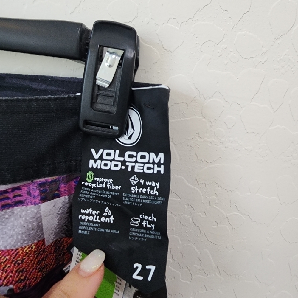 💜 VOLCOM Mod Tech Swim Trunks 27 - Picture 3 of 4